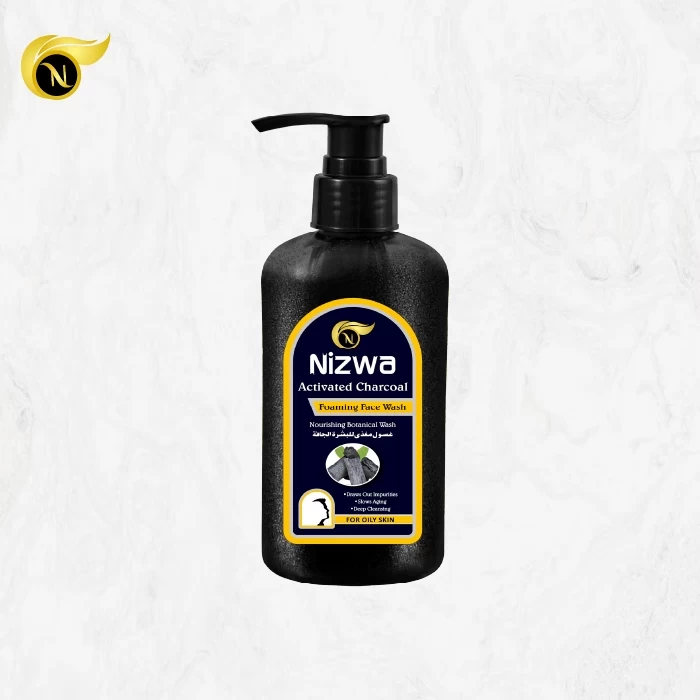 Nizwa Activated Charcoal Foaming Face Wash